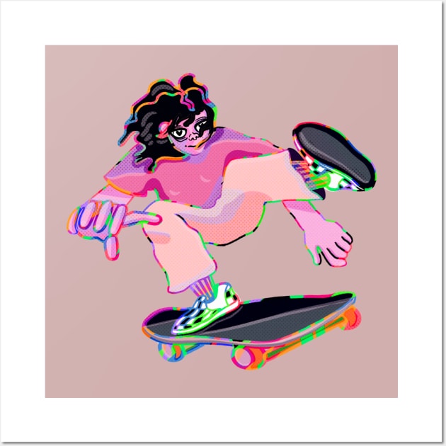 Skater Wall Art by tubeklon